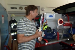 Lehrausgang zur Feuerwehr (1. Klasse) | Ogled gasilskega doma (1. razred)