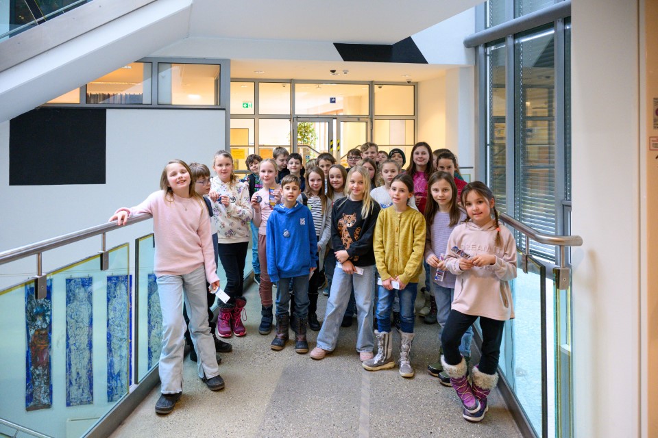 Uni für Kinder; HS1; Bibliothek; AAU; Universität Klagenfurt; Fotograf Thomas Hude; Aufnahmedatum 5. Februar 2026