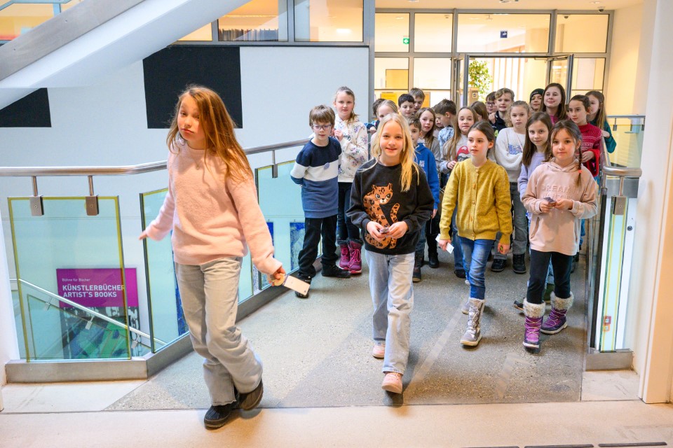 Uni für Kinder; HS1; Bibliothek; AAU; Universität Klagenfurt; Fotograf Thomas Hude; Aufnahmedatum 5. Februar 2026