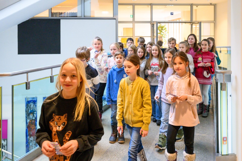 Uni für Kinder; HS1; Bibliothek; AAU; Universität Klagenfurt; Fotograf Thomas Hude; Aufnahmedatum 5. Februar 2026