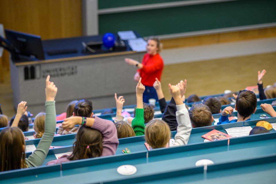 Uni für Kinder; HS1; Bibliothek; AAU; Universität Klagenfurt; Fotograf Thomas Hude; Aufnahmedatum 5. Februar 2026