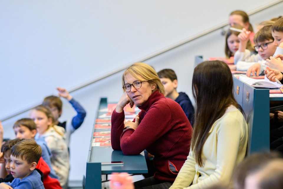 Uni für Kinder; HS1; Bibliothek; AAU; Universität Klagenfurt; Fotograf Thomas Hude; Aufnahmedatum 5. Februar 2026