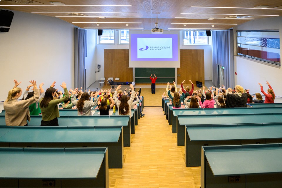 Uni für Kinder; HS1; Bibliothek; AAU; Universität Klagenfurt; Fotograf Thomas Hude; Aufnahmedatum 5. Februar 2026