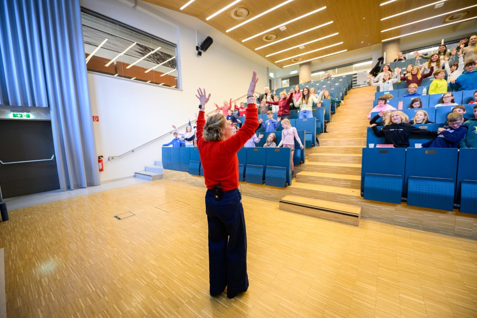 Uni für Kinder; HS1; Bibliothek; AAU; Universität Klagenfurt; Fotograf Thomas Hude; Aufnahmedatum 5. Februar 2026