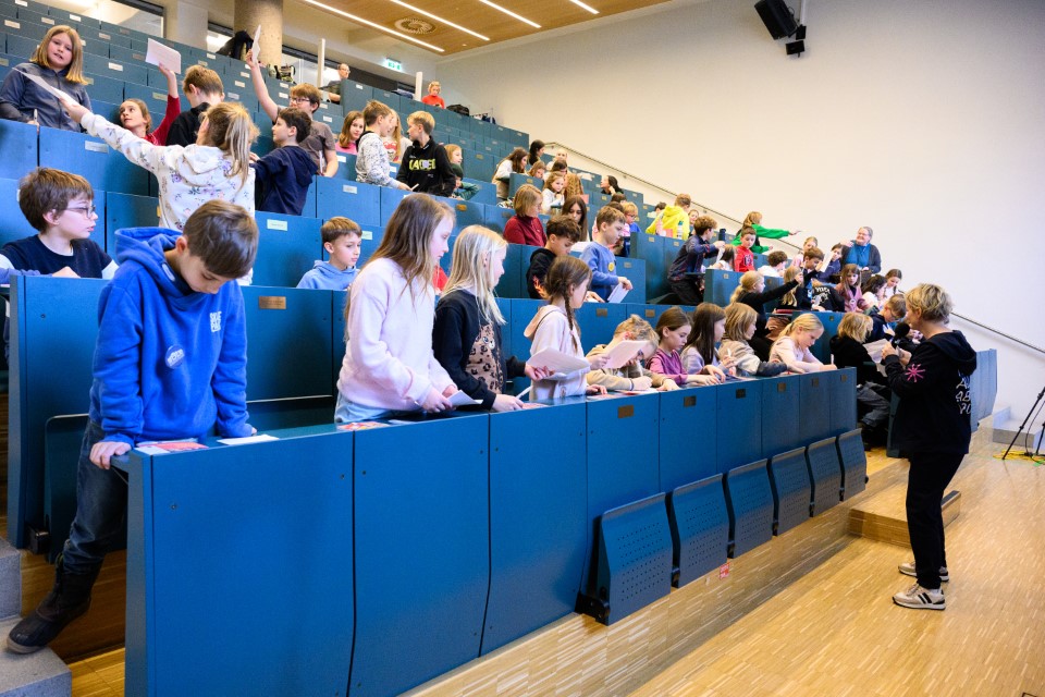 Uni für Kinder; HS1; Bibliothek; AAU; Universität Klagenfurt; Fotograf Thomas Hude; Aufnahmedatum 5. Februar 2026
