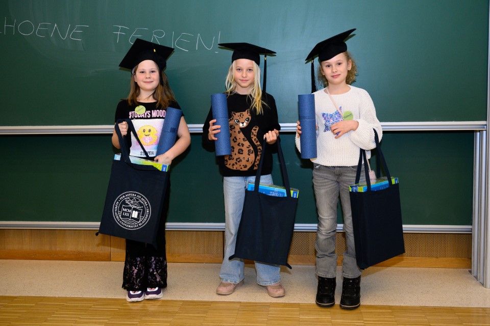 Uni für Kinder; HS1; Bibliothek; AAU; Universität Klagenfurt; Fotograf Thomas Hude; Aufnahmedatum 5. Februar 2026